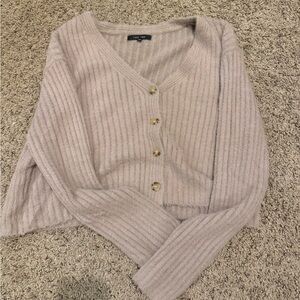 Love Tree Cream Button-Up Cardigan